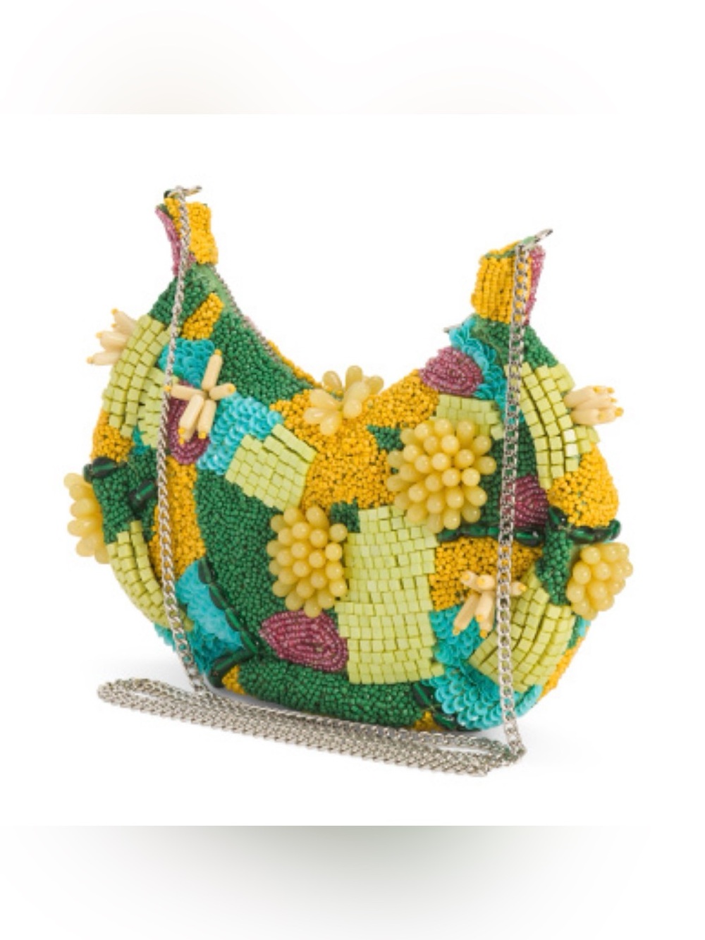 T.J.Maxx  3D Abstract Beaded Bag